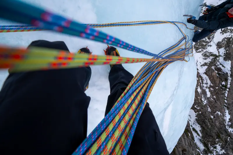 California ice climbing