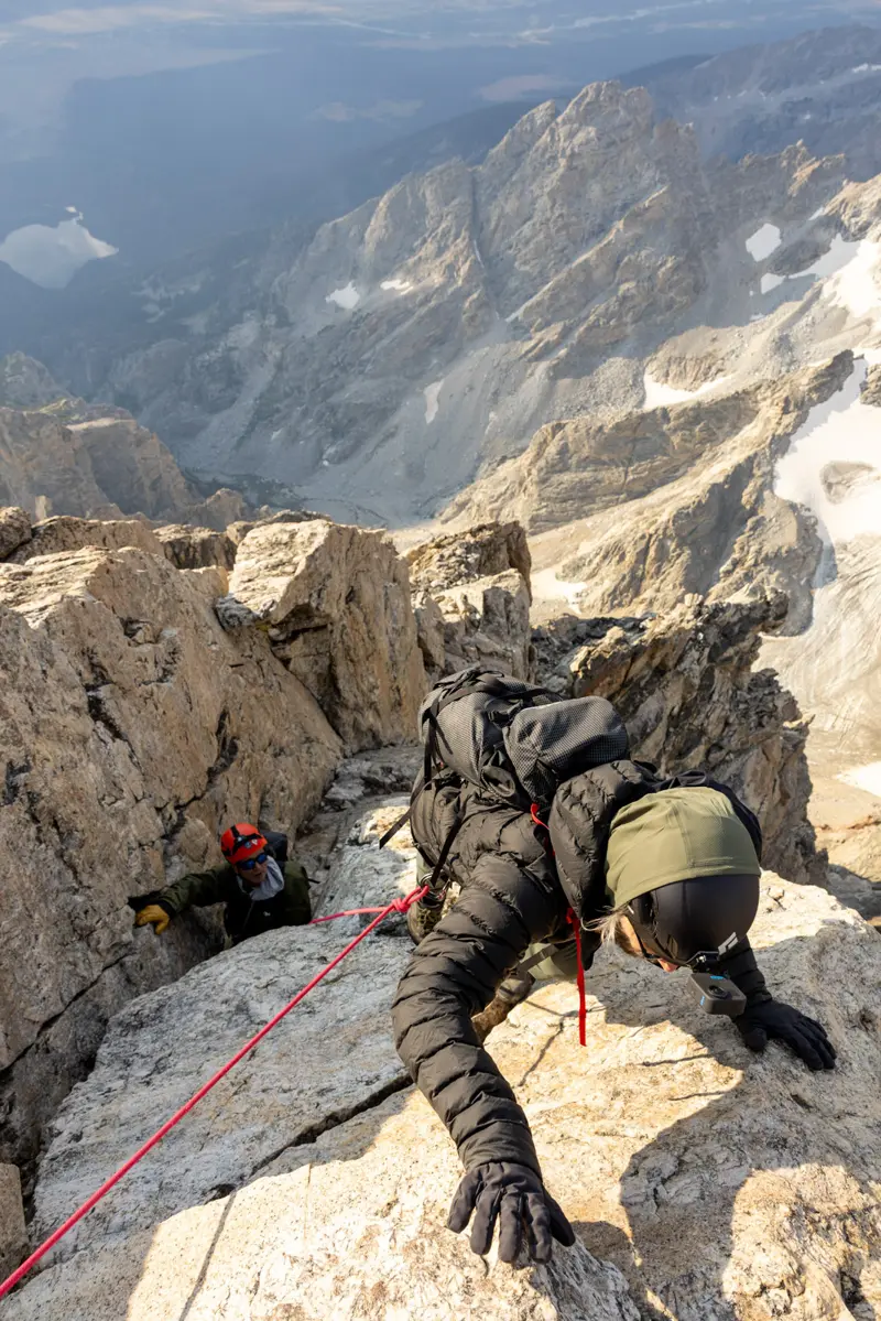Teton climbing
