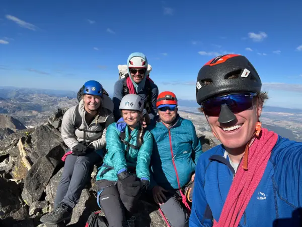 Summit of the Enclosure in the Tetons