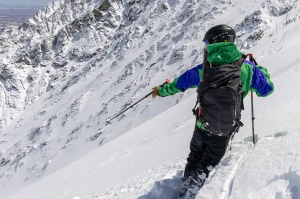 Skiing Big Timber Peak