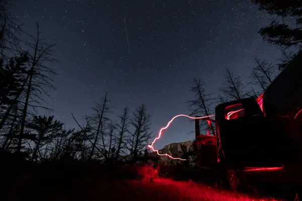 Night sky in the Beartooths