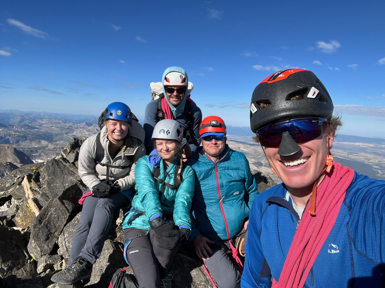 Summit of the Enclosure in the Tetons