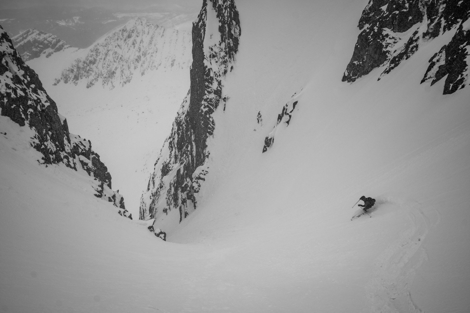 Koch Peak skiing