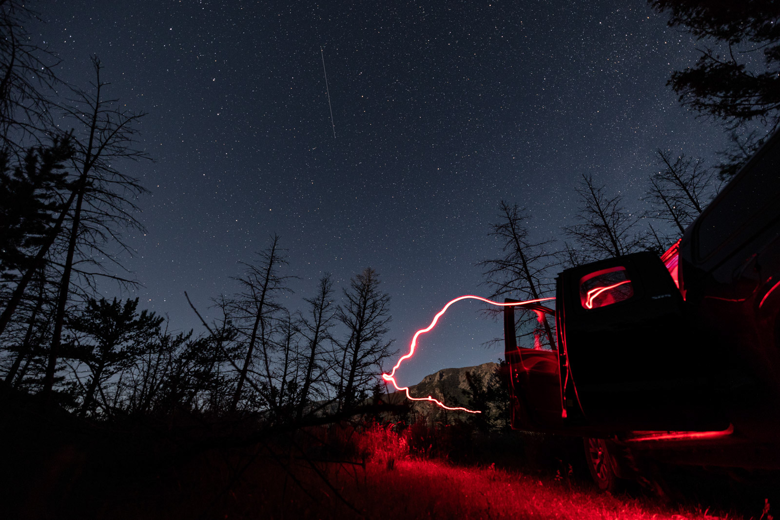 Night sky in the Beartooths
